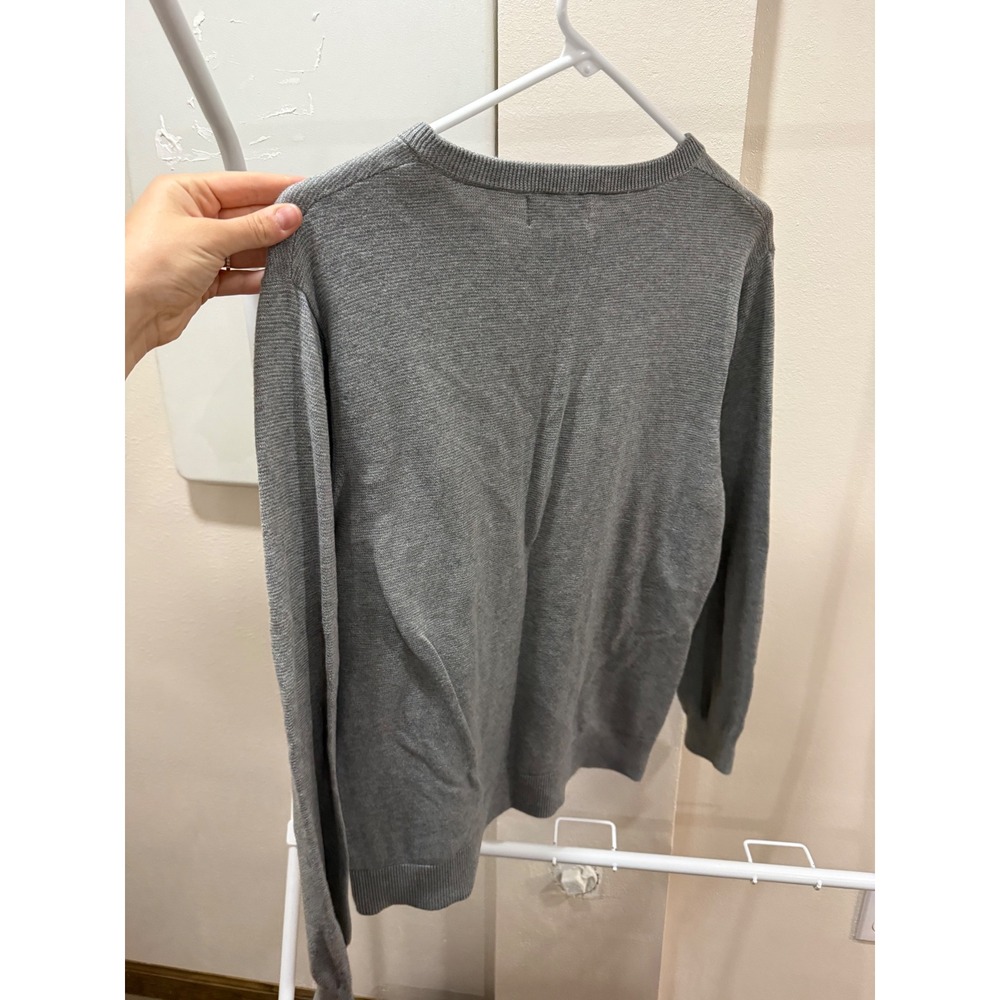 Office Business Grey Pullover Sweater Mens Size Medium - Picture 3 of 3